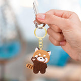 Maxbell Red Panda Keychain Gift Cartoon Creative Cute Hanging for Party Thanksgiving 5cmx5.2cm