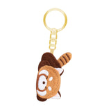 Maxbell Red Panda Keychain Gift Cartoon Creative Cute Hanging for Party Thanksgiving 3.3cmx5.3cm