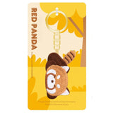 Maxbell Red Panda Keychain Gift Cartoon Creative Cute Hanging for Party Thanksgiving 3.3cmx5.3cm