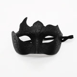Maxbell 2Pcs Masquerade Masks Fashion Costume Accessory for Cosplay Festival Evening Black