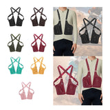 Maxbell Underarm Shoulder Bag Stylish Mobile Phone Bag for Running Shopping Hiking Black
