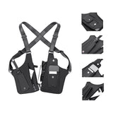 Maxbell Underarm Shoulder Bag Stylish Mobile Phone Bag for Running Shopping Hiking Black