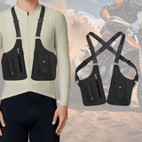 Maxbell Underarm Shoulder Bag Stylish Mobile Phone Bag for Running Shopping Hiking Black