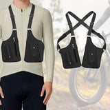 Maxbell Underarm Shoulder Bag Stylish Mobile Phone Bag for Running Shopping Hiking Black