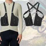 Maxbell Underarm Shoulder Bag Stylish Mobile Phone Bag for Running Shopping Hiking Black