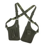 Maxbell Underarm Shoulder Bag Stylish Mobile Phone Bag for Running Shopping Hiking Dark Green