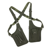 Maxbell Underarm Shoulder Bag Stylish Mobile Phone Bag for Running Shopping Hiking Dark Green