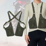 Maxbell Underarm Shoulder Bag Stylish Mobile Phone Bag for Running Shopping Hiking Dark Green