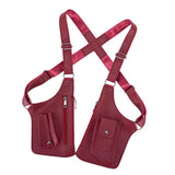 Maxbell Underarm Shoulder Bag Stylish Mobile Phone Bag for Running Shopping Hiking Red