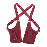 Maxbell Underarm Shoulder Bag Stylish Mobile Phone Bag for Running Shopping Hiking Red
