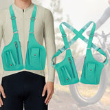 Maxbell Underarm Shoulder Bag Stylish Mobile Phone Bag for Running Shopping Hiking Green