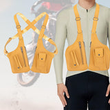 Maxbell Underarm Shoulder Bag Stylish Mobile Phone Bag for Running Shopping Hiking Yellow