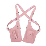 Maxbell Underarm Shoulder Bag Stylish Mobile Phone Bag for Running Shopping Hiking Pink