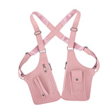 Maxbell Underarm Shoulder Bag Stylish Mobile Phone Bag for Running Shopping Hiking Pink