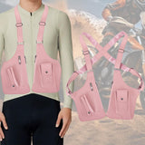 Maxbell Underarm Shoulder Bag Stylish Mobile Phone Bag for Running Shopping Hiking Pink