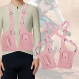 Maxbell Underarm Shoulder Bag Stylish Mobile Phone Bag for Running Shopping Hiking Pink
