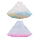 Maxbell Women's Petticoat 45cm Elastic Hoopless for Cosplay Ballet Dance Prom A