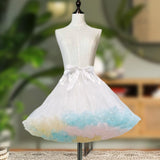 Maxbell Women's Petticoat 45cm Elastic Hoopless for Cosplay Ballet Dance Prom A