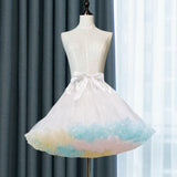 Maxbell Women's Petticoat 45cm Elastic Hoopless for Cosplay Ballet Dance Prom A