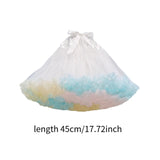 Maxbell Women's Petticoat 45cm Elastic Hoopless for Cosplay Ballet Dance Prom A