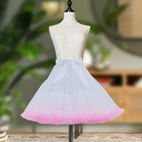 Maxbell Women's Petticoat 45cm Elastic Hoopless for Cosplay Ballet Dance Prom B