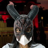 Maxbell Halloween Mask Decoration Props Realistic Head Maskk for Club Bar Masquerade