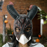 Maxbell Halloween Mask Decoration Props Realistic Head Maskk for Club Bar Masquerade