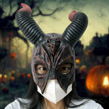 Maxbell Halloween Mask Decoration Props Realistic Head Maskk for Club Bar Masquerade