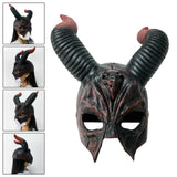 Maxbell Halloween Mask Decoration Props Realistic Head Maskk for Club Bar Masquerade