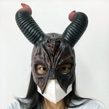 Maxbell Halloween Mask Decoration Props Realistic Head Maskk for Club Bar Masquerade