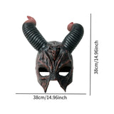 Maxbell Halloween Mask Decoration Props Realistic Head Maskk for Club Bar Masquerade