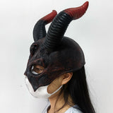 Maxbell Halloween Mask Decoration Props Realistic Head Maskk for Club Bar Masquerade