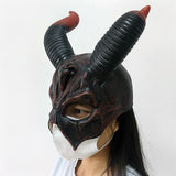 Maxbell Halloween Mask Decoration Props Realistic Head Maskk for Club Bar Masquerade