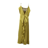Maxbell Women Summer Dress Sleeveless Evening for Lady Green Birthday Formal Dresses S