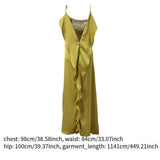Maxbell Women Summer Dress Sleeveless Evening for Lady Green Birthday Formal Dresses M