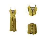 Maxbell Women Summer Dress Sleeveless Evening for Lady Green Birthday Formal Dresses M