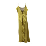 Maxbell Women Summer Dress Sleeveless Evening for Lady Green Birthday Formal Dresses L