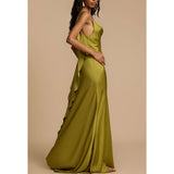 Maxbell Women Summer Dress Sleeveless Evening for Lady Green Birthday Formal Dresses XL