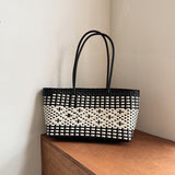 Maxbell Summer Beach Bag Versatile Female Womens Handbag for Daily Everyday Shopping