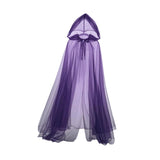 Maxbell Halloween Witch Cloak Long Cape for Mardi Gras Masquerade Stage Performances