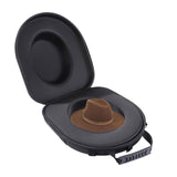 Maxbell Cowboy Hat Box for Travel with Carry Strap Hats Holder Universal Hat Carrier
