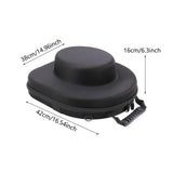 Maxbell Cowboy Hat Box for Travel with Carry Strap Hats Holder Universal Hat Carrier