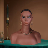 Maxbell Female Mannequin Head Professional Wig Holder for Sunglasses Hairpieces Hats