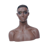 Maxbell Female Mannequin Head Professional Wig Holder for Sunglasses Hairpieces Hats