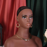 Maxbell Female Mannequin Head Professional Wig Holder for Sunglasses Hairpieces Hats