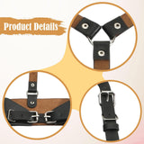 Maxbell Women's Waist Harness Belt Punk Body Waist Belt for Streetwear Festival Lady Black