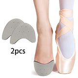 Maxbell 2 Pieces Dance Shoe Toe Pad Ballet Toe Pads for Running Ballet Slipper Women 6.5x9.4x0.3cm