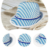 Maxbell Fedora Hat for Men and Women Traditional Dress up Classic Holiday Trilby Hat