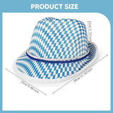 Maxbell Fedora Hat for Men and Women Traditional Dress up Classic Holiday Trilby Hat