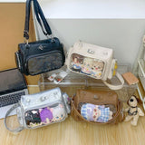 Maxbell pin Bag Purse Crossbody Bag for Cosplay Party Anime Figure Display Collector